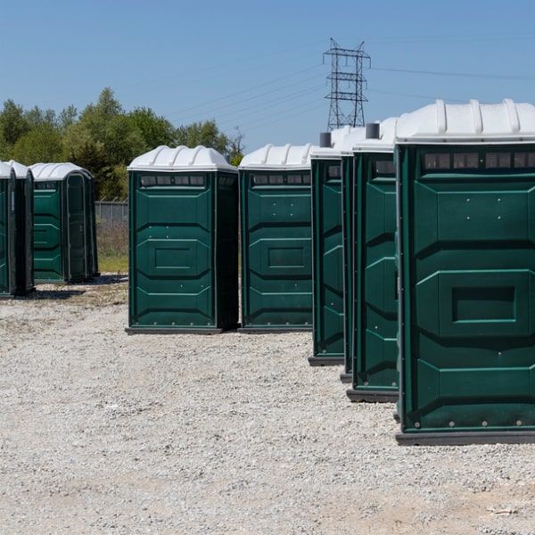 what is the difference between a standard event toilet and a luxury event porta potty